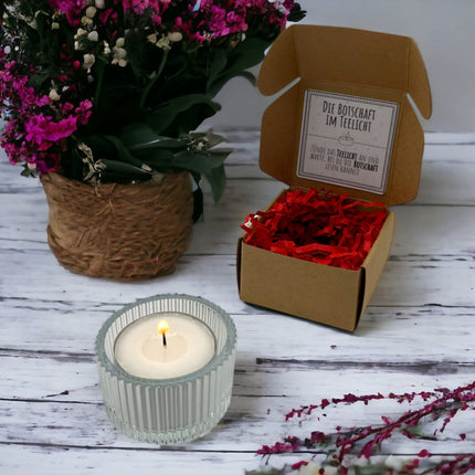 Collection image for: Teelicht mit Botschaft