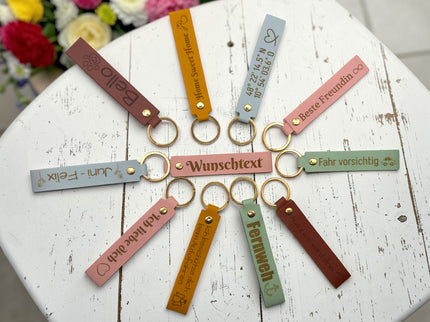 Leder Schlüsselanhänger - Personalisierbar