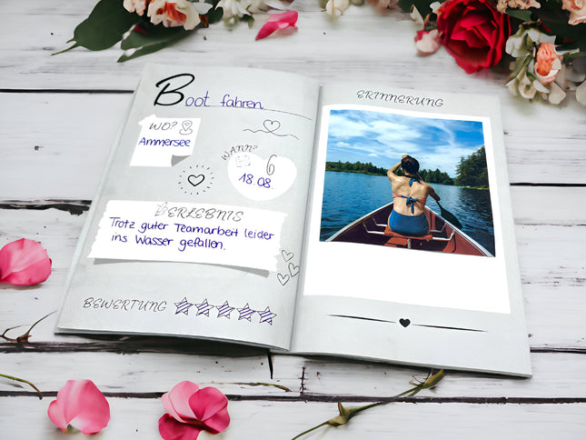 Das Pärchen ABC - Dating ABC - Buch - Valentinstag Geschenk oder Jahrestag Geschenk