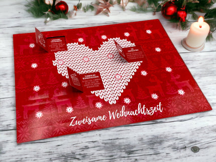 Adventskalender für Paare - Zweisame Weihnachtszeit - Weihnachtskalender für die Weihnachten - Geschenk Adventszeit - Freundin und Freund