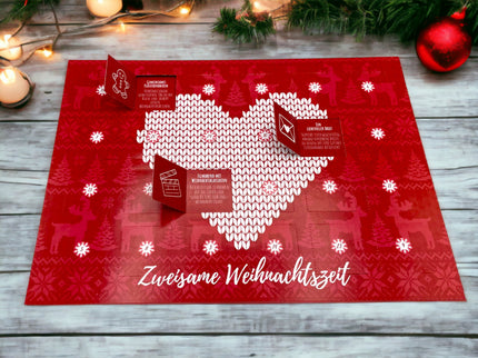 Adventskalender für Paare - Zweisame Weihnachtszeit - Weihnachtskalender für die Weihnachten - Geschenk Adventszeit - Freundin und Freund