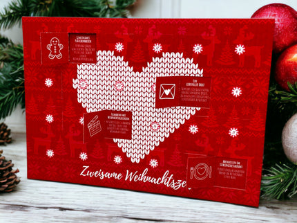 Adventskalender für Paare - Zweisame Weihnachtszeit - Weihnachtskalender für die Weihnachten - Geschenk Adventszeit - Freundin und Freund