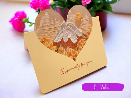 Liebeskarte - Herzkarte zum Verschenken - Valentinstag, Jahrestag oder Geburtstag - für Sie und Ihn - Geschenk für Freundin oder Freund