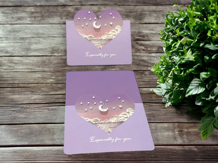 Liebeskarte - Herzkarte zum Verschenken - Valentinstag, Jahrestag oder Geburtstag - für Sie und Ihn - Geschenk für Freundin oder Freund