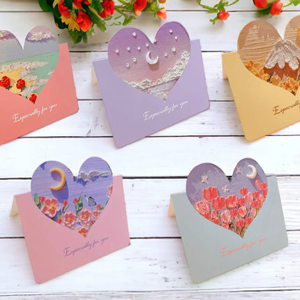 Liebeskarte - Herzkarte zum Verschenken - Valentinstag, Jahrestag oder Geburtstag - für Sie und Ihn - Geschenk für Freundin oder Freund