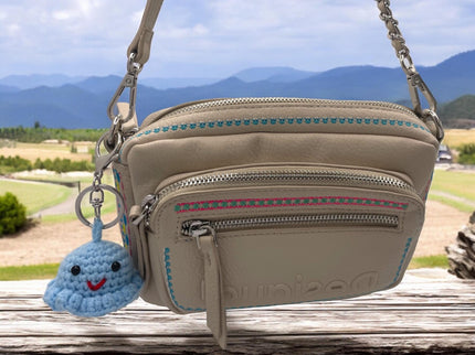 Gehäkelte Oktopus Schlüsselanhänger - Geschenk für Schulanfang, Geburtstag, Valentinstag oder Hochzeit für Sie und Ihn - Freund und Freundin