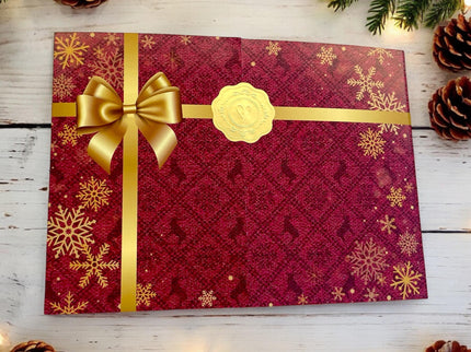 Rubbeladventskalender personalisierbar – Adventskalender zum selbst Beschriften – Geschenk für Partner, Freunde & Familie zu Weihnachten