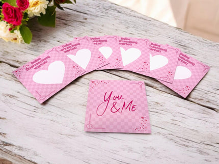 Liebe Rubbellos personalisierbar - DIY - Partner Geschenk zu Valentinstag, Jahrestag, Geburtstag, Gutschein - Romantisch für Sie und Ihn