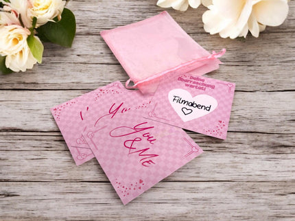 Liebe Rubbellos personalisierbar - DIY - Partner Geschenk zu Valentinstag, Jahrestag, Geburtstag, Gutschein - Romantisch für Sie und Ihn