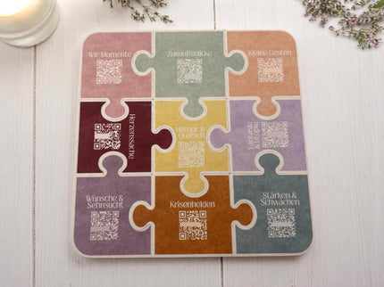 Cheers to Us – Couple Edition | Date Night Spiel | 360 Fragen | Bierdeckel-Set für Paare | Gesprächsspiel für Beziehung | Valentinstag