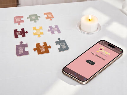 Cheers to Us – Couple Edition | Date Night Spiel | 360 Fragen | Bierdeckel-Set für Paare | Gesprächsspiel für Beziehung | Valentinstag