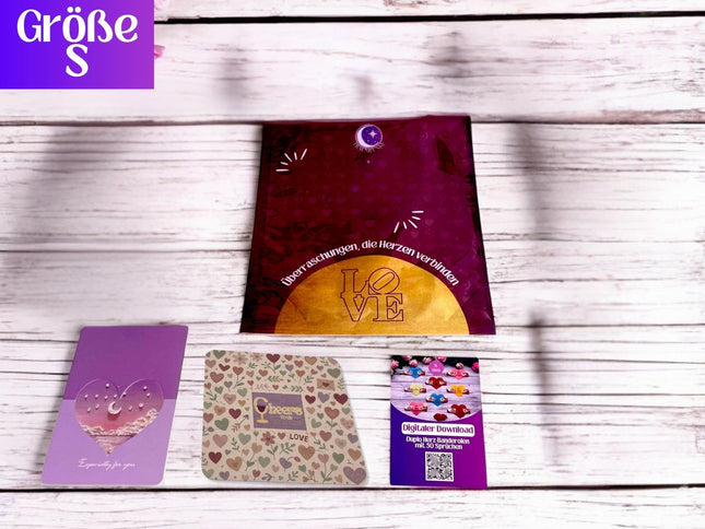 Romantische Geschenktüte für Paare – Perfekt für Geburtstag, Jahrestag, Valentinstag oder Hochzeit – Sie und Ihn