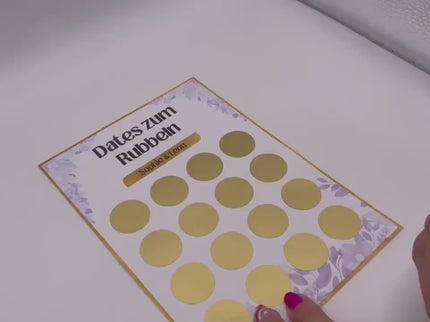 Dates zum Rubbeln - Personalisierte Rubbelkarte – 16 Date Ideen für Paare – Geschenk für Valentinstag, Jahrestag, Geburtstag und Weihnachten