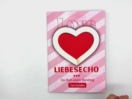 Liebesecho - Pärchenbuch zum Ausfüllen - Das Buch eurer Beziehung - Geschenkidee zu Valentinstag, Geburtstag oder Jahrestag für Sie und Ihn